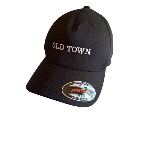 Old Town Black Hat Cap Flex Fit Small / Medium - Picture 1 of 6